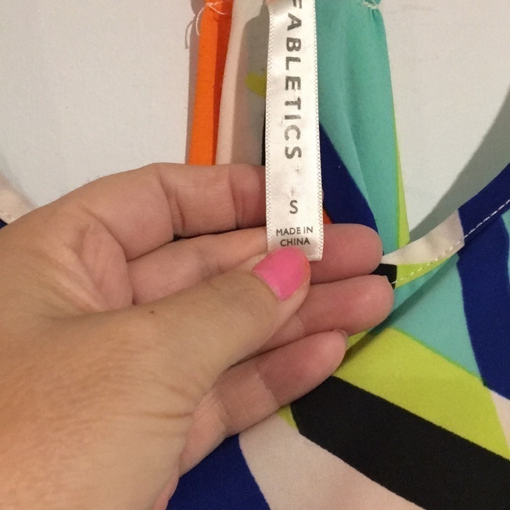 Fabletics Romper - Neema Style Bold Colors Halter - image 5